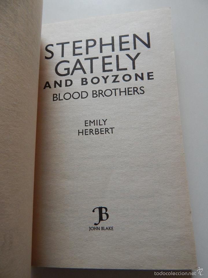 Libros: Stephen Gately and boyzone Blood Brothers - Emily Herbert - Foto 4