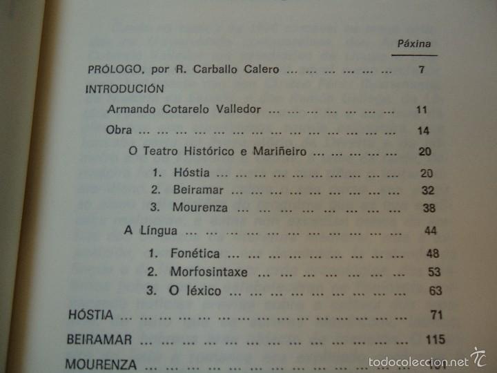 Libros: TEATRO HIST&Oacute;RICO E MARI&Ntilde;EIRO 1981 ARMANO COTARELO VALLEDOR - Foto 4