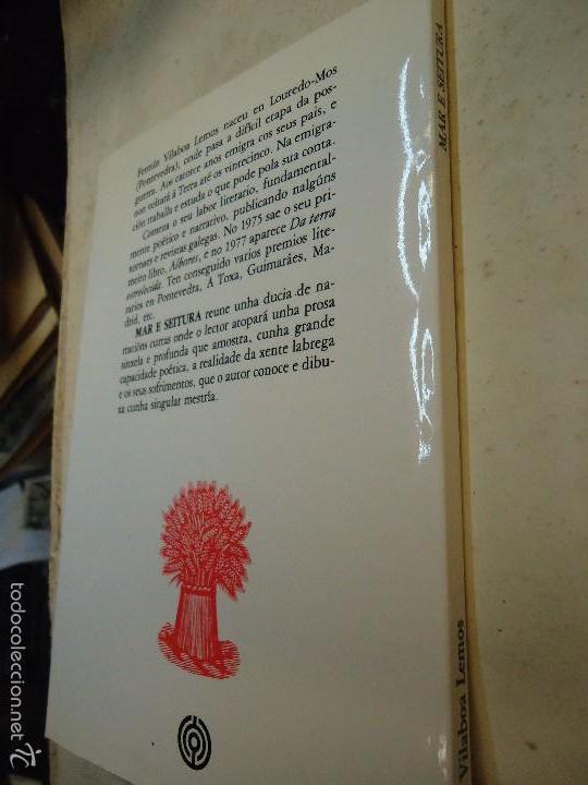 Libros: MAR E SEITURA 1982 FERM&Iacute;N VILABOA LEMOS - Foto 5