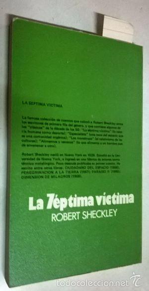 Libros: LA S&Eacute;PTIMA V&Iacute;CTIMA - SHECKLEY, Robert - Foto 2