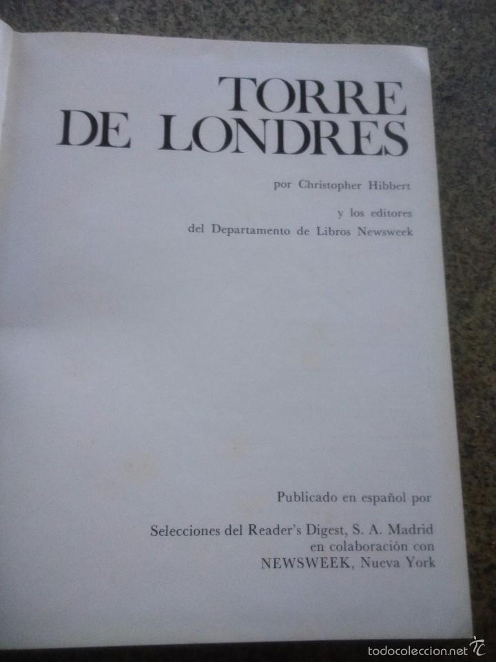 Libros: TORRE DE LONDRES -- CHRISTOPHER HIBBERT -- SELECCIONES DEL READER,S DIGEST -- 1974 -- - Foto 2