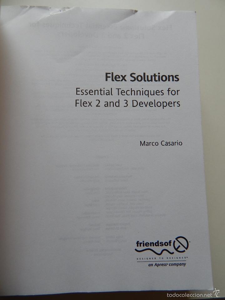 Libros: Flex Solutions Essential Techniques for Flex 2 and 3 Developers - Marco Casario - Foto 6