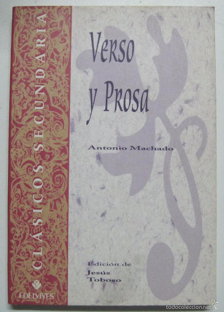 Libros: Verso y prosa / Antonio Machado; Toboso, Jesus - Foto 1