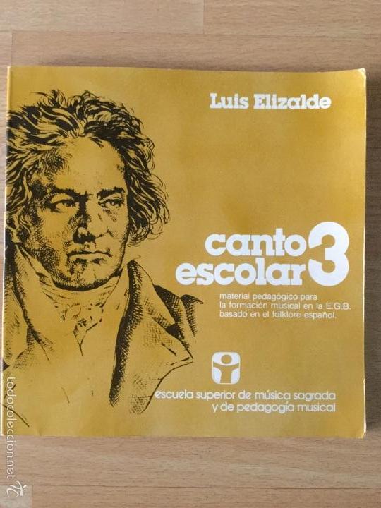 Libros: Canto escolar 3. EGB. NUEVO - Foto 1