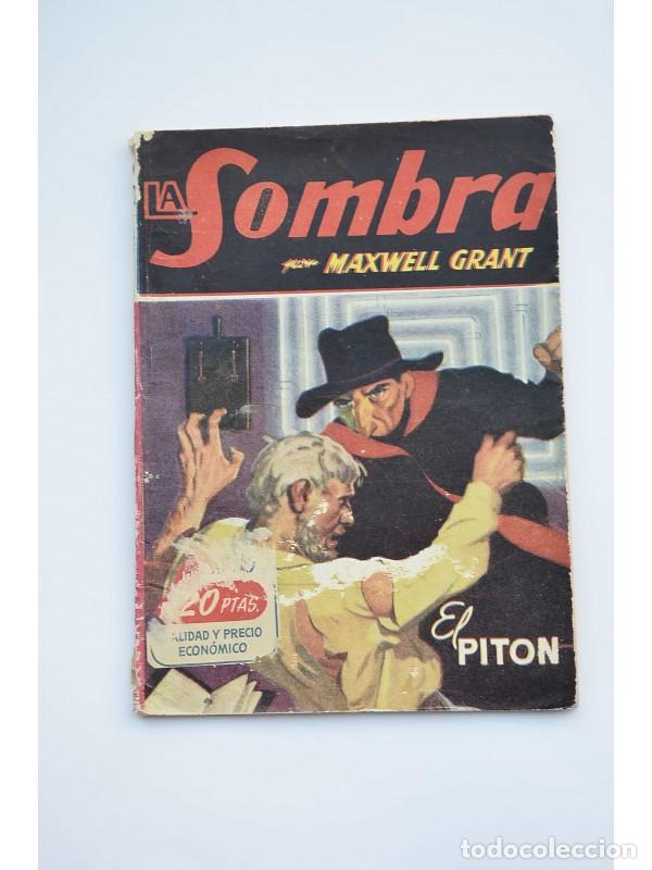 Libros: La Sombra. El Pit&oacute;n - GRANT, Maxwell (Gibson, Walter B.) - Foto 1