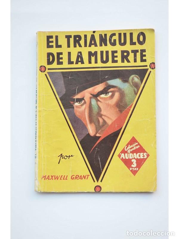 Libros: La Sombra. El tri&aacute;ngulo de la muerte - GRANT, Maxwell (Gibson, Walter B.) - Foto 1