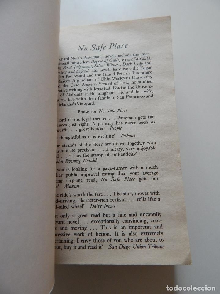 Libros: No safe place - Richard North Patterson - Foto 3