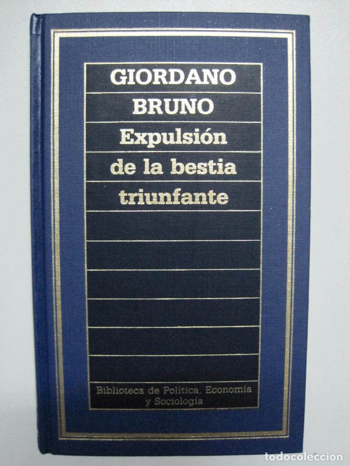 Libros: EXPULSI&Oacute;N DE LA BESTIA TRIUNFANTE / BRUNO, Giordano - Foto 1