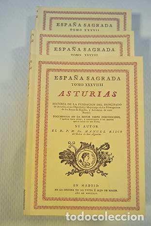 Libros: Espa&ntilde;a sagrada. Asturias (3 vols.).- Risco, Manuel - Foto 1