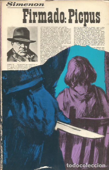 Libros: FIRMADO PICPUS - Simenon,Georges - Foto 1