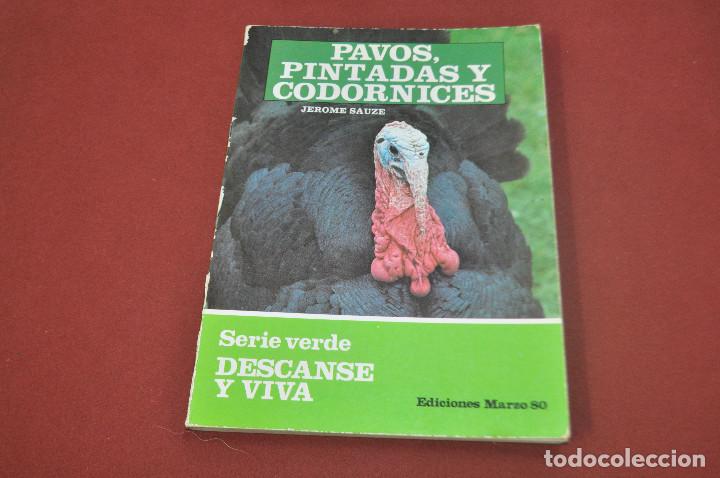 Libros: Pavos, pintadas y codornices - Jerome Sauze -Ediciones Marzo 80 - HR1 - Foto 1