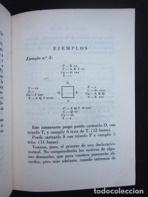 Libros: Arturo G. Spick: Bridge. Tratado elemental, Arimany, 1944 - Foto 5