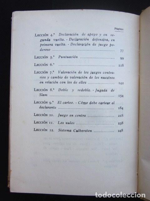 Libros: Arturo G. Spick: Bridge. Tratado elemental, Arimany, 1944 - Foto 7