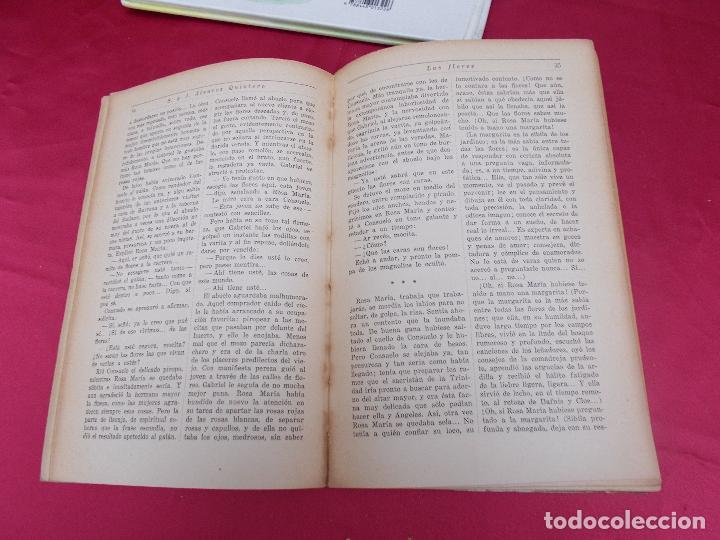 Libros: LAS FLORES. &Aacute;LVAREZ QUINTERO. LA NOVELA AMARILLA. N&ordm; 4. 1930. 2&ordf; EDICI&Oacute;N. - Foto 3