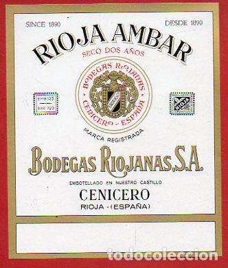 Libros: Etiqueta: RIOJA &Aacute;MBAR. Seco Dos a&ntilde;os.