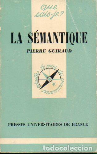 Libros: LA S&Eacute;MANTIQUE. - Foto 1