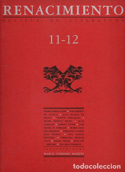 Libros: RENACIMIENTO. Revista de Literatura. N&ordm; 11-12. Mario Vargas Llosa, Luis Alberto de Cuenca, Juan Manu