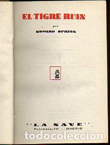 Libros: EL TIGRE RUIN. - Foto 1