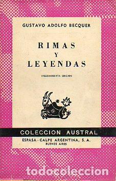 Libros: RIMAS Y LEYENDAS. - Foto 1