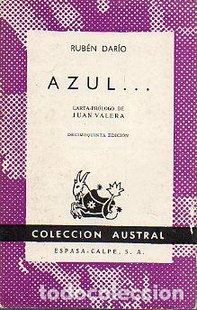 Libros: AZUL... Carta-pr&oacute;logo de Juan Valera. - Foto 1