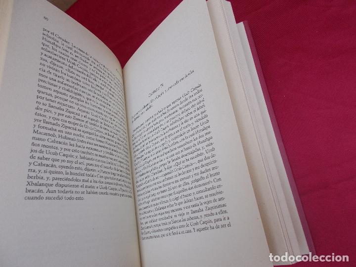 Libros: CR&Oacute;NICAS DE AM&Eacute;RICA. POPOL VUH. EDICIONES DE CARMELO S&Aacute;ENZ DE SANTA MARIA. - Foto 3