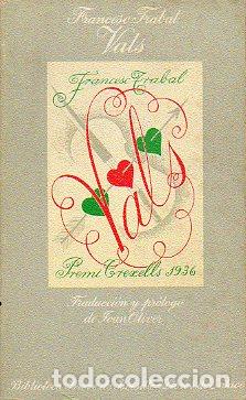 Libros: VALS. Premi Crexells 1936. - Foto 1