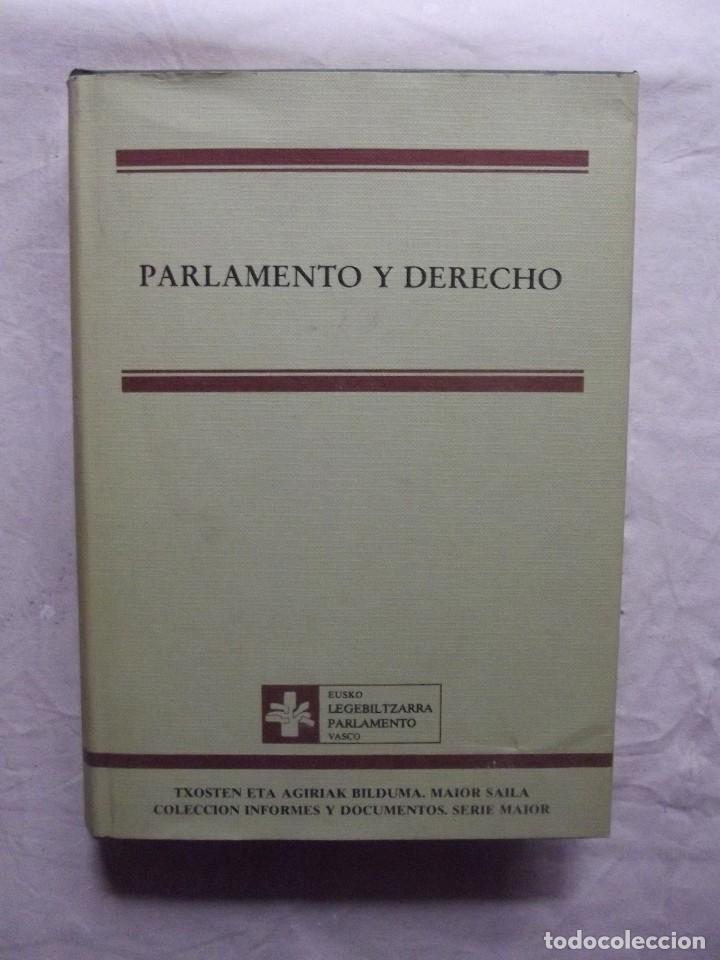 Livres: PARLAMENTO Y DERECHO