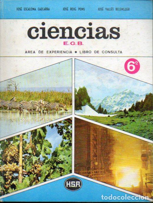 Libros: CIENCIAS. 6 &ordm; E.G.B. &Aacute;rea de Experiencia. Libro de Consulta. 1&ordf; edici&oacute;n. - Foto 1