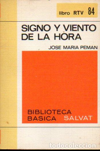 Libros: SIGNO Y VIENTO DE LA HORA. - Foto 1