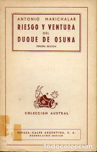 Libros: RIESGO Y VENTURA DEL DUQUE DE OSUNA. - Foto 1