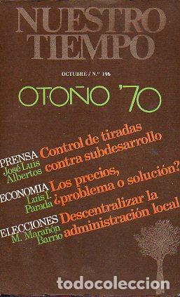 Libros: NUESTRO TIEMPO. N&ordf; 196. - Foto 1
