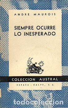 Libros: SIEMPRE OCURRE LO INESPERADO. Cuentos y relatos. - Foto 1