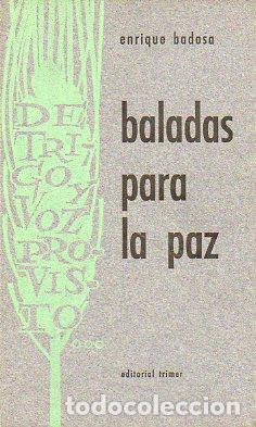 Libros: BALADAS PARA LA PAZ. - Foto 1