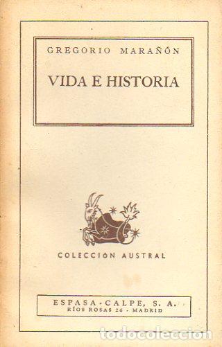Libros: VIDA E HISTORIA. - Foto 1