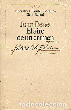 Libros: EL AIRE DE UN CRIMEN. - Foto 1