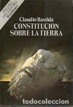 Libros: CONSTITUCI&Oacute;N SOBRE LA TIERRA. Premio Heliodoro. - Foto 1