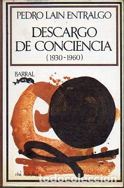 Libros: DESCARGO DE CONCIENCIA (1930-1960). - Foto 1