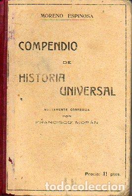 Libros: COMPENDIO DE HISTORIA UNIVERSAL DISTRIBUIDO EN LECCIONES. 20&ordf; ed. - Foto 1