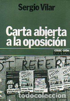 Libros: CARTA ABIERTA A LA OPOSICI&Oacute;N. 1&ordf; ed. - Foto 1