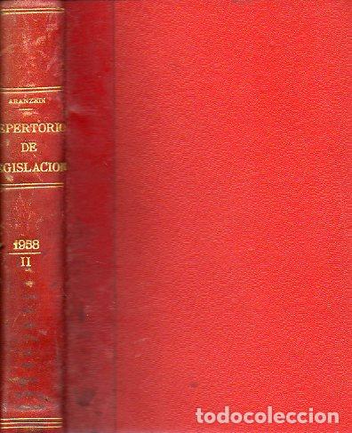 Libri di seconda mano: REPERTORIO DE LEGISLACI&Oacute;N. 1958. Vol. II.