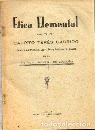 Libros: &Eacute;TICA ELEMENTAL. - Foto 1