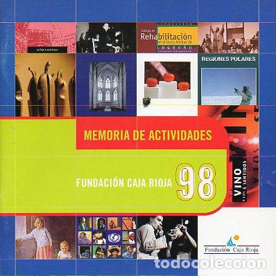 Libros: MEMORIA DE ACTIVIDADES. 98. - Foto 1
