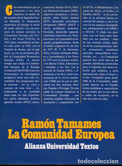 Libros: LA COMUNIDAD EUROPEA. 2&ordf; ed. - Foto 1