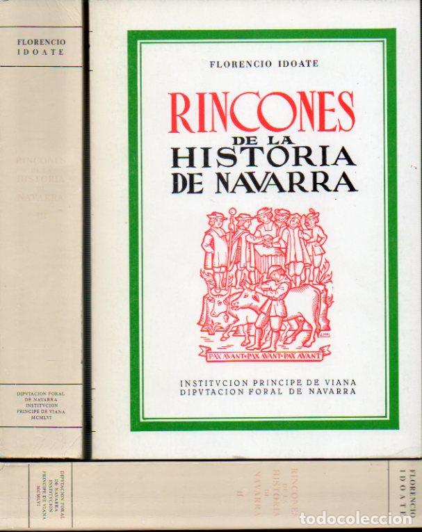 Libros: RINCONES DE LA HISTORIA DE NAVARRA. 3 vols. - Foto 1