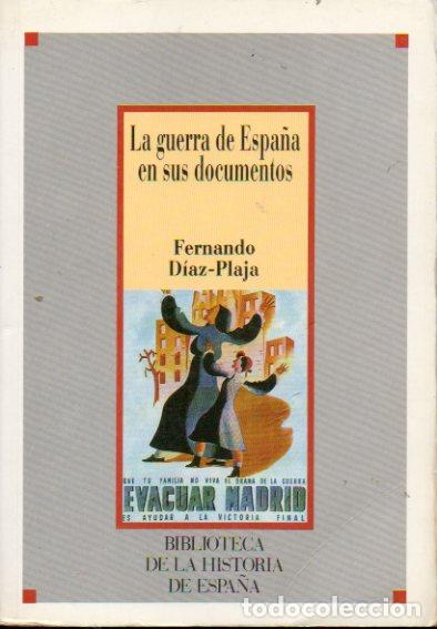 Libros: LA GUERRA DE ESPA&Ntilde;A EN SUS DOCUMENTOS. - Foto 1