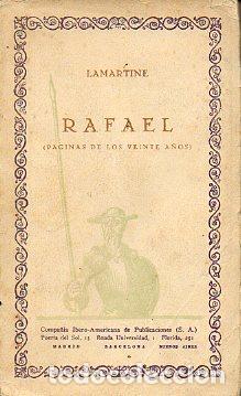 Libros: RAFAEL. P&aacute;ginas de los veinte a&ntilde;os. - Foto 1