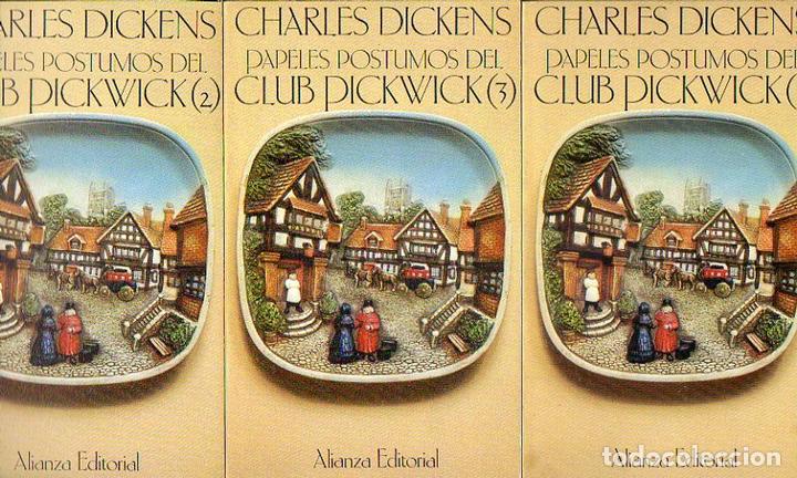 Libros: PAPELES P&Oacute;STUMOS DEL CLUB PICKWICK. 3 vols. - Foto 1