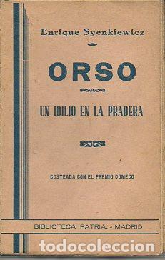 Libros: ORSO. UN IDILIO EN LA PRADERA. - Foto 1