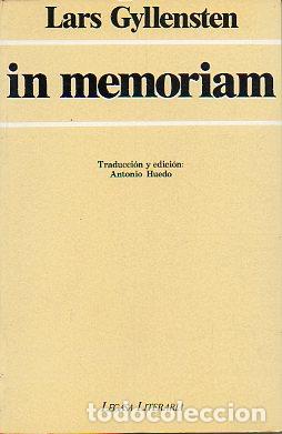 Libros: IN MEMORIAM. Traducci&oacute;n y edici&oacute;n de Antonio Huedo. - Foto 1