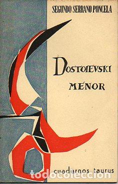 Libros: DOSTOIEVSKI MENOR. - Foto 1